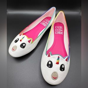 New Without Tags Unicorn Flat Shoes Size US8 Women’s